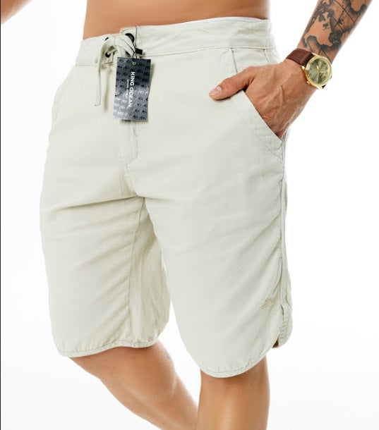 Bermuda Cadarço - Areia