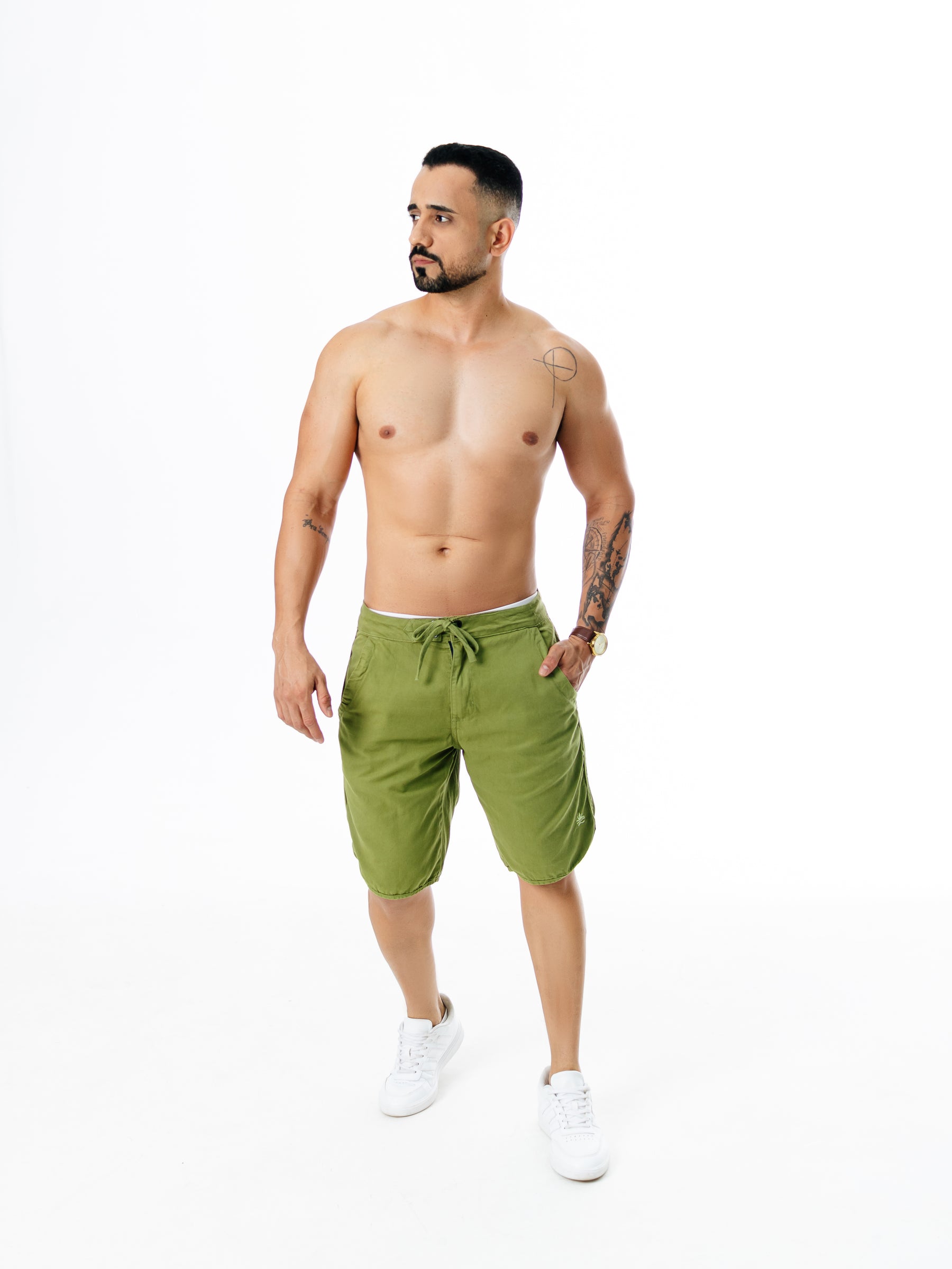 Bermuda Cadarço - Verde Palmeira