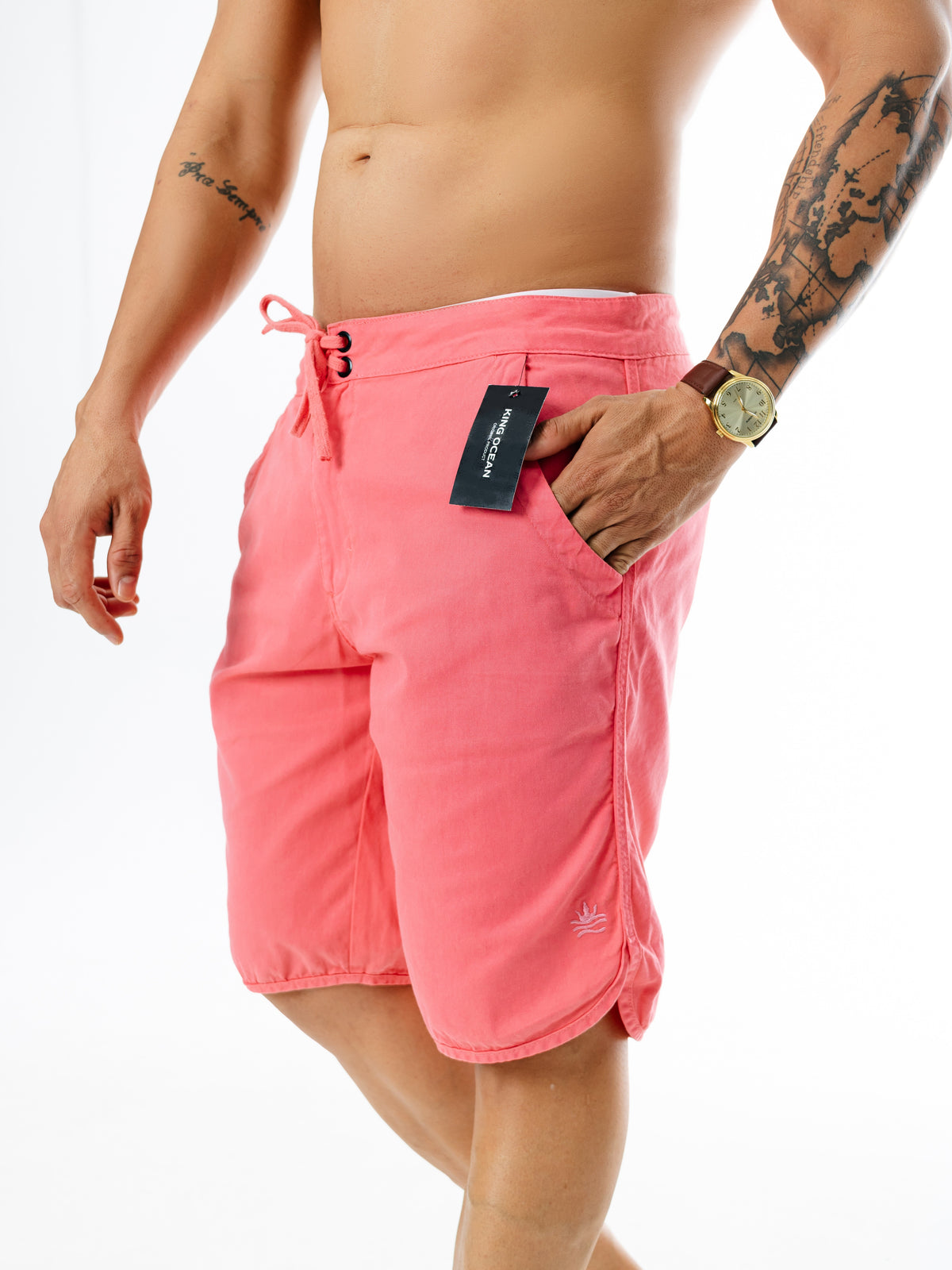 Bermuda Cadarço - Rosa