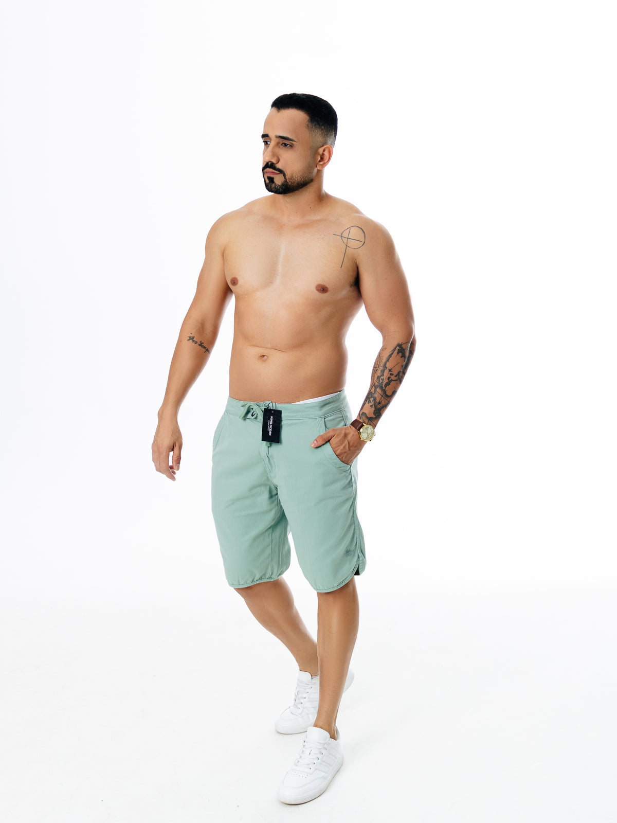 Bermuda Cadarço - Verde Seco