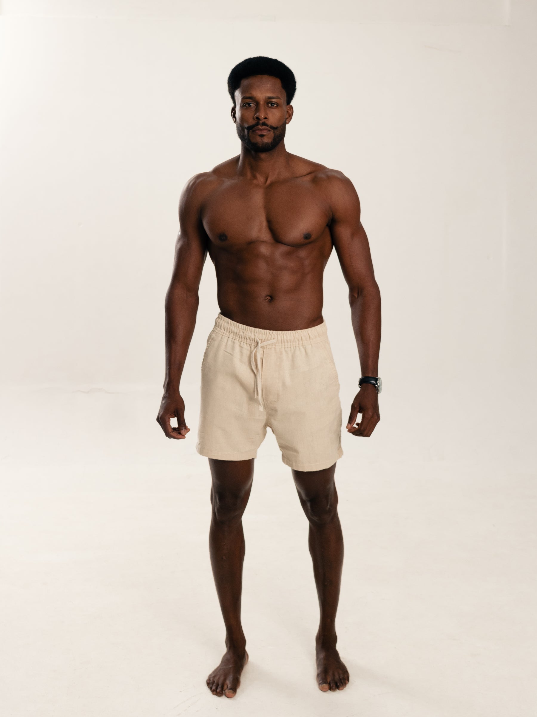 Short Linho - Areia