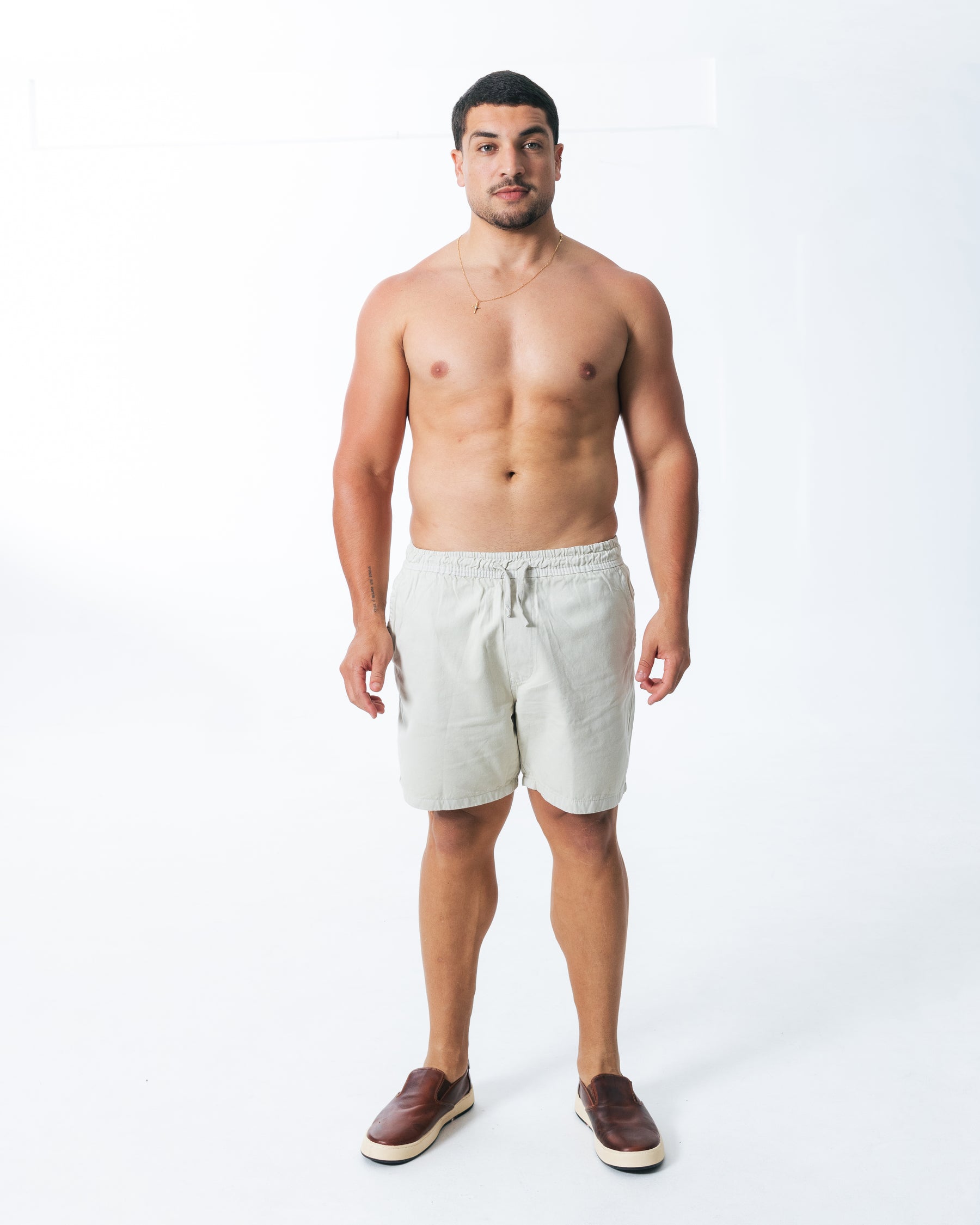 Short Sarja - Marfim Areia