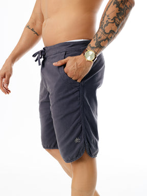 Bermuda Cadarço - Chumbo