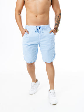Bermuda Cadarço - Azul Bebe