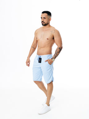Bermuda Cadarço - Azul Bebe
