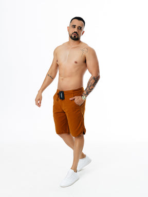 Bermuda Cadarço - Caramelo
