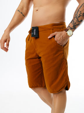 Bermuda Cadarço - Caramelo