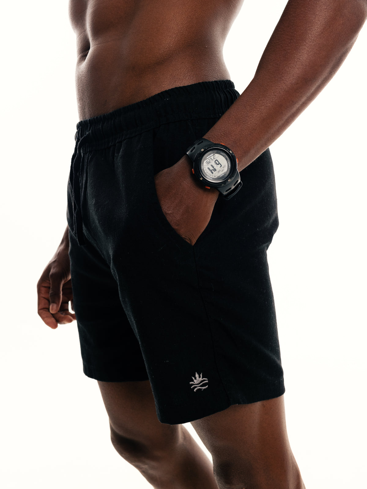 Short Linho - Preto