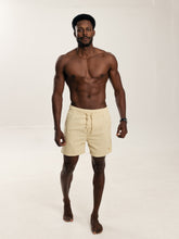 Short Linho Amarelo Areia