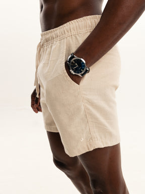 Short Linho - Areia